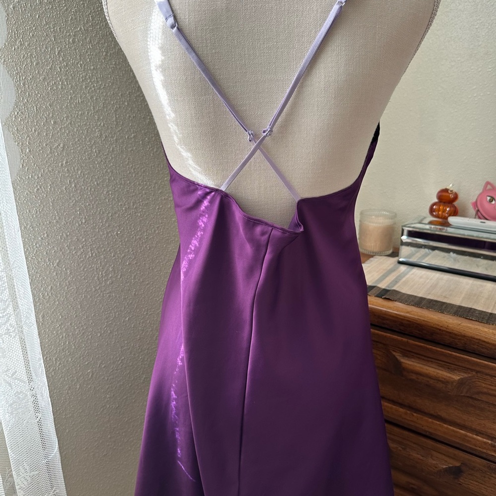 Elegant Purple Women's Slip Dress Victoria’s Secret - Picture 4 of 6